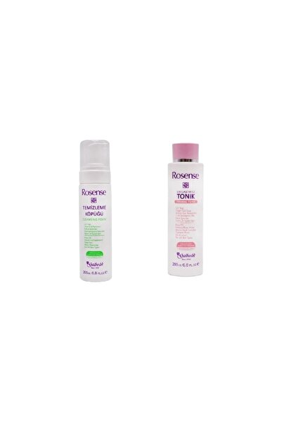 Rosense Yüz Temzileme Köpüğü 200ML + Sıkılaştırıcı Tonik 200ML
