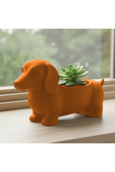 OEM Ghiveci Decorativ Teckel pentru Suculente și Plante Mici, Imprimat 3D