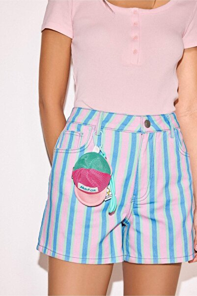 DeFacto Women's Hat Patterned Keychain H8758Axns