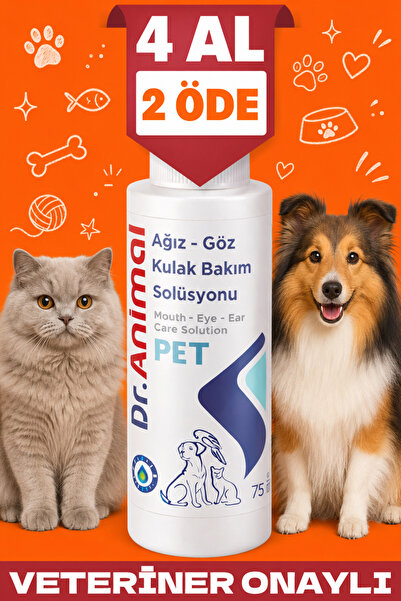 Dr. Animal Köpek ve Kediler İçin Çok Amaçlı Pet Bakım Solüsyonu - Tüy, Deri, ...