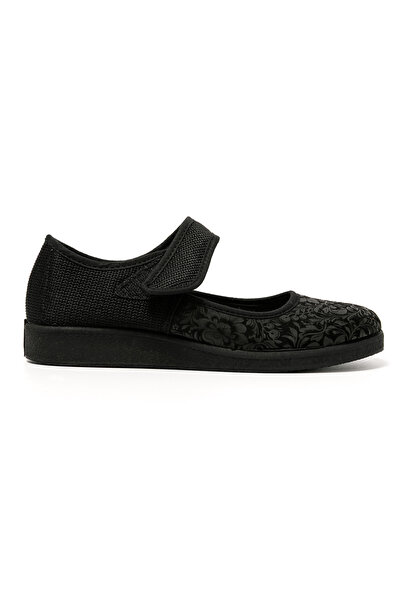 Green Life صنادل نسائية / صنادل للبنات 985 STRETCH WOMEN'S FOOTWEAR أسود