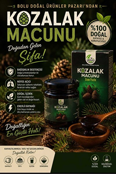 BDUP Bolu Doğal Ürünler Pazarı Kozalak Macunu 240g
