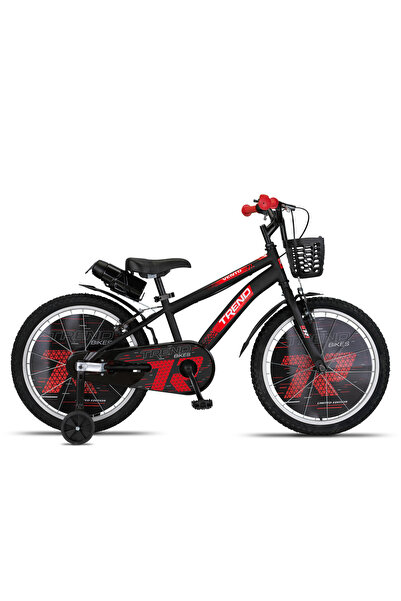 TRENDBIKE Vento 20 Jant 6-10 Yaş Erkek Çocuk Bisikleti Siyah-kırmızı
