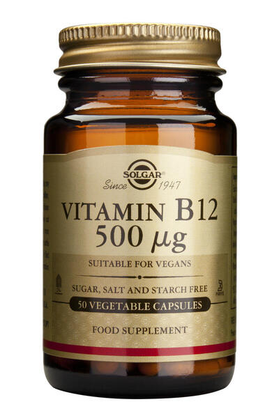 Solgar Vitamina B12 500mcg 50cps(Cobalamina)