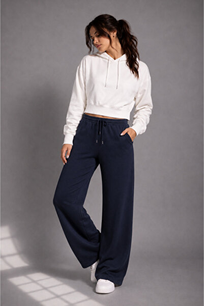 FORMO Women's Modal Palazzo Trend Wide Leg Quality Sweatpants with Pockets