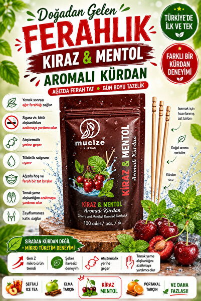 mucize Kiraz-Mentol Aromalı Kürdan Refill Doypak