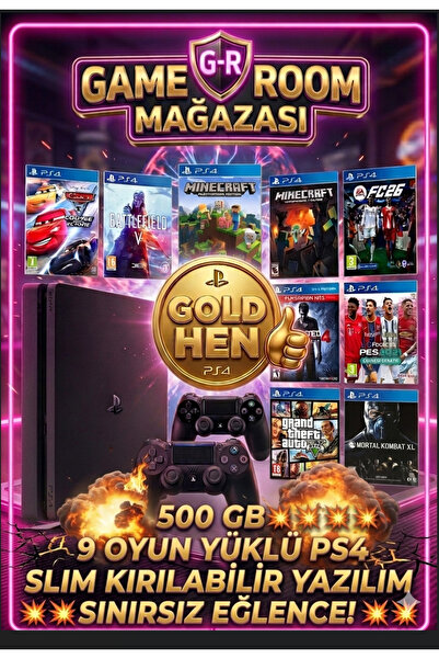 esm yapı market Sony Ps4 500 GB OYUNLU YAZILIMSAL MODEL 2 SIFIR KOL YENİLENMİŞ