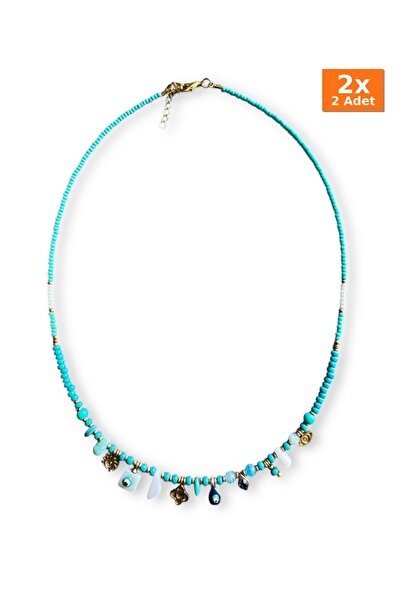 Bozhi Necklace Glass Beads Business Woman Style