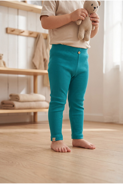 Katia&Bony Corded Basic Children's Tights Green
