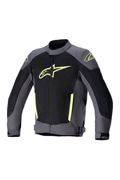 Alpinestars T-SP X SuperAir Yazlık Korumalı Motosiklet Montu Siyah Gri Sarı