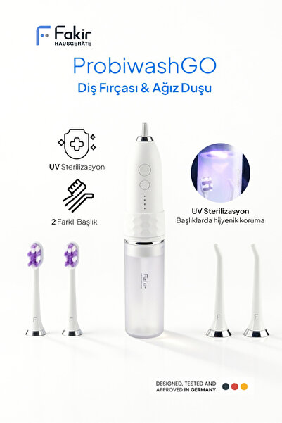 Fakir ProbiWash Go 2in1 Elektrikli Diş Fırçası-Ağız Duşu/İkisi Bir Teknoloji