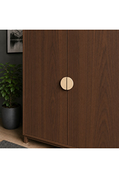ka tasarım Set de 2 mânere Half Moon, mâner pentru mobilier din lemn, mâner d...