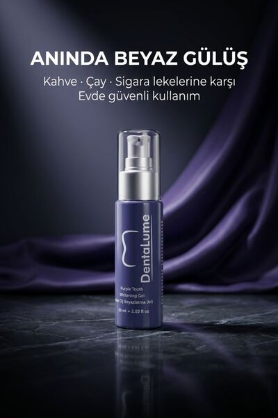 Pure Smile Mor Diş Beyazlatma Jeli - Anında Beyazlık Etkili