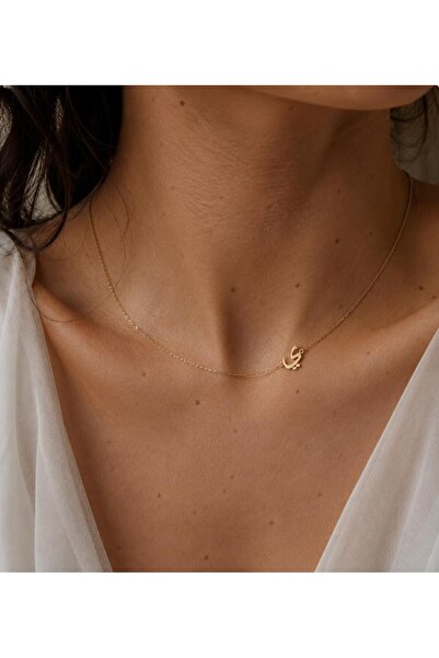 sirius jewelry 925 Ayar Gümüş Köprücük Arapça İsim Kolye