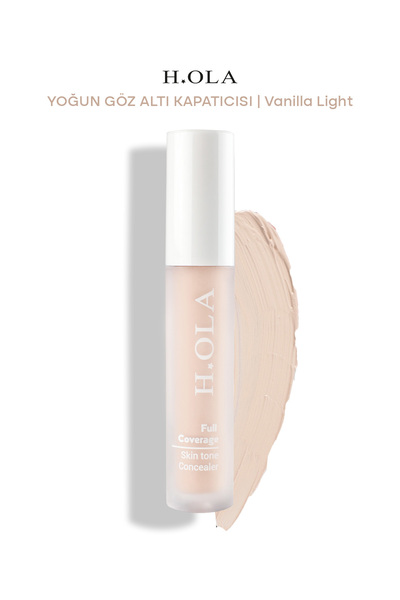 h.OLA Cover All Yoğun Kapatıcı | Full Coverage Concealer | Vanilla Light