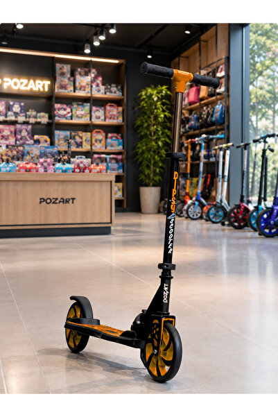 POZART Scooter Y Dipsy 2tekerli Park Ayakcaklı 3kademeli 100kğ Taşıma Kapasit...