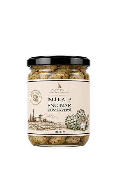 Kamber Doğadan Sağlığa İsli Kalp Enginar Konservesi - 280g