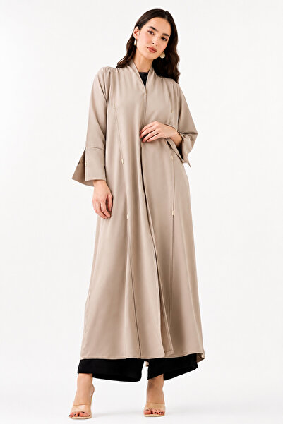 Azria Fashion عباءة كلاسيكية بيج اللون