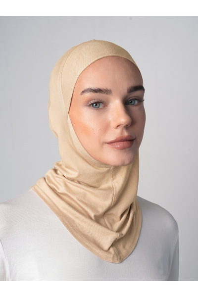 Ecardin Hijab mare - Hijab sportiv gata pentru hijab din Lycra cu guler pract...