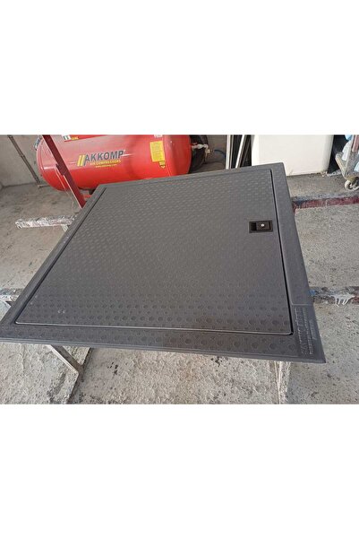 Fiber havuz makina dairesi kapağı70*70 antersit gri