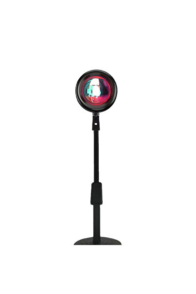 Choice RGB Stand Sunset Projector Lamp Rainbow Atmosphere Night Light Sunset ...