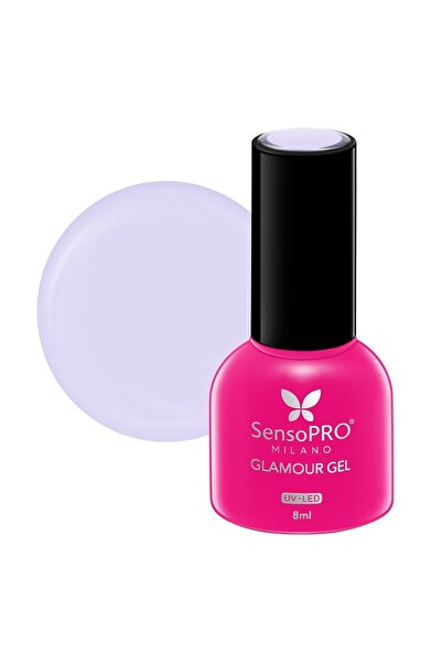 SensoPRO Milano Ojă semipermanentă Glamour Gel 8ml, Crystale Bomboane #80