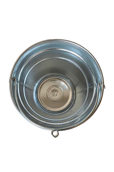 ÖZHEMMEKLER 12'li Metal Galvaniz Su,kum,temizlik Ve Çöp Kovası 10 Litre (25X18X28)