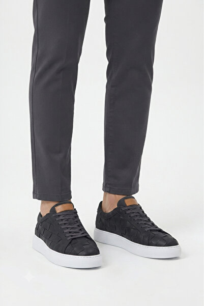 Zerenyus Vimini high quality lace-up thick sole daily men's sneaker black