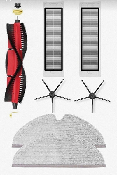 LİN GRUP Roborock S6 Maxv S5 Max - Set de mop și perie cu filtru Hepa compatibil