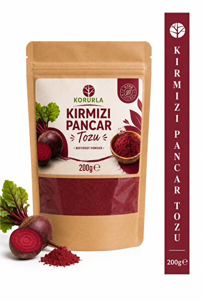 Korurla Pancar Tozu 200 gr Doğal Katkısız Toz Pancar