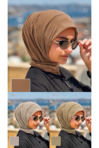 ALDAIYR قبعة حجاب بثلاثة مشابك