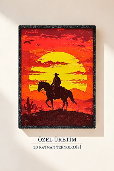 Saes Labs Red Dead Redemption 3D Tablo 15×20 cm