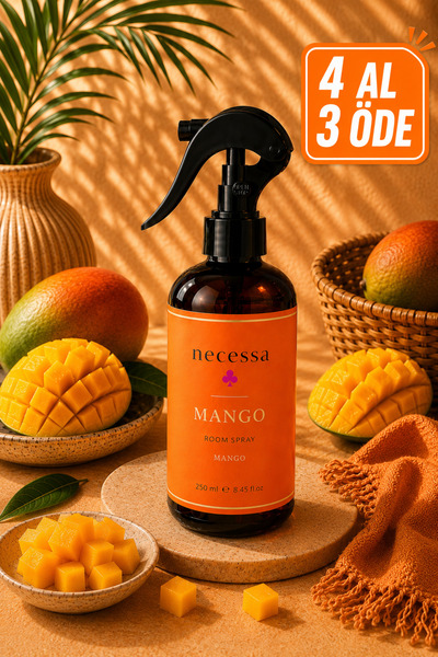 NECESSA MANGO ODA VE ÇAMAŞIR SPREYİ ODA KOKUSU ODA SPREYİ ROOM SPREY 250 ML