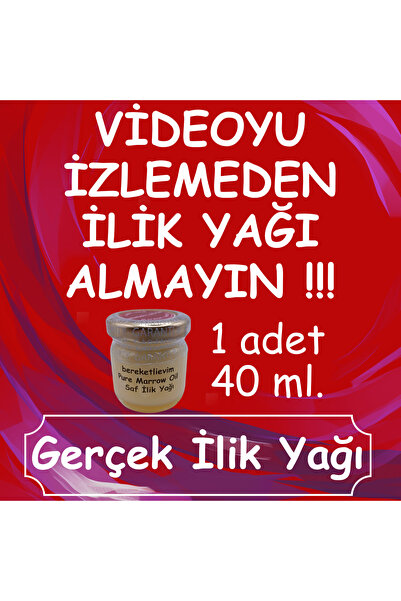 BereketliEvim Ilik Yağı 40 ml Saf Ilik Yağı