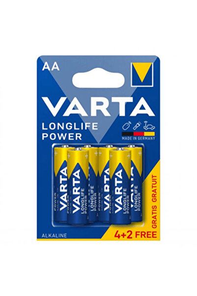 Varta Baterie alcalină AA LR6 B6 cu durată lungă de viață