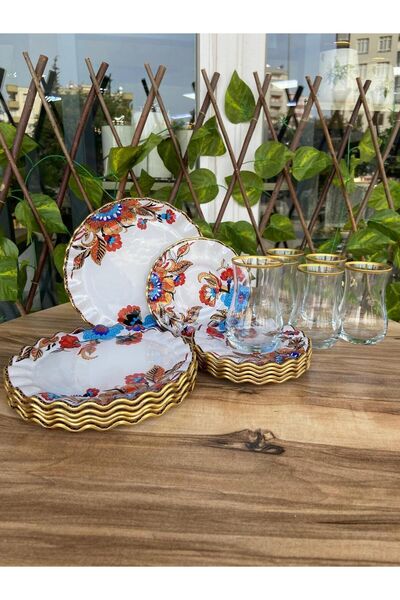 GÜRCÜGLASS ÇAY KEYFİ 18 PRÇ SET