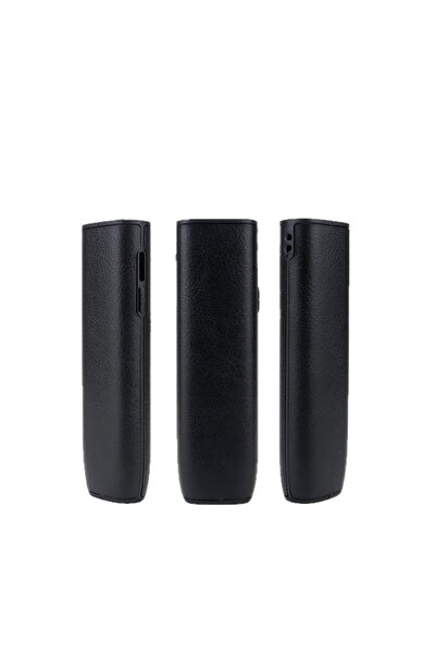Zen Store IQOS ILUMA ONE / İ ILUMA ONE İLE UYUMLU SİYAH DERİ KORUMA KILIF