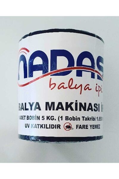 ÖZBALBAN Nadas Tarım Balya İpi 5 Kg % 100 Fibrilize Polipropilenden Örgülü (B...