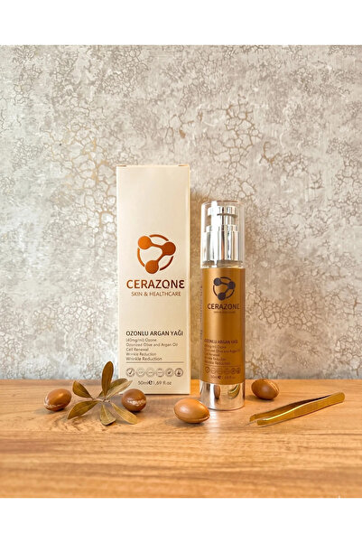 Cerazone Skin & Healthcare Yaşlanma Karşıtı Ozonlanmış Zeytinyağı ve Argan Ya...