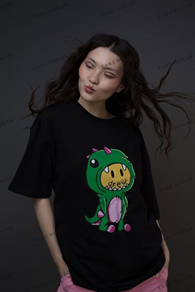 Tarzsokak Crna unisex majica Drew Monster