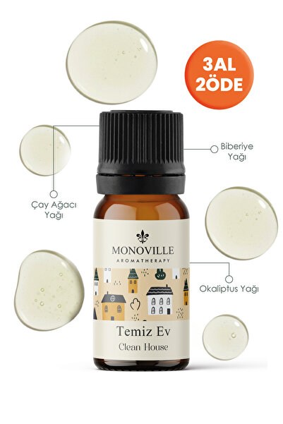 Monoville Clean House Essential Oil Blend 10 ml (Clean House Essential Oil Bl...