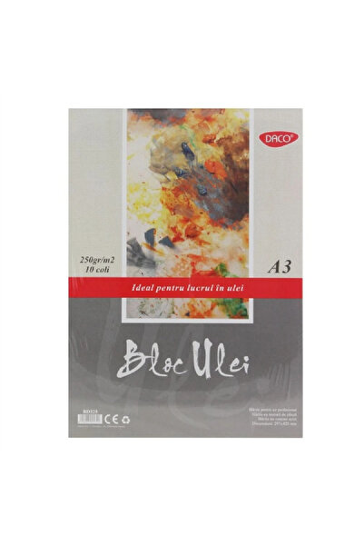 daço Bloc A3 ulei 250gr 10 file DACO