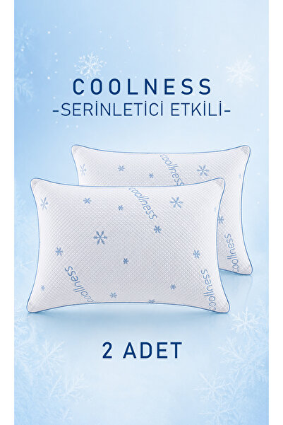 Misev 2 adet Coolness Serinletici Yastık | 50x70cm Anibakteriyel Premium Seri...