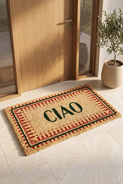 Chalevienne Ciao Natural Coconut Fiber (Coir) Door Mat 45X75 cm