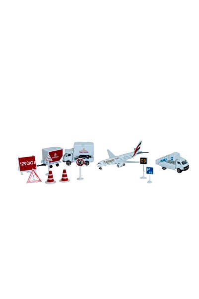 OEM Model aeroport clasic Emirates, 14 cm, plastic, scară 1:500