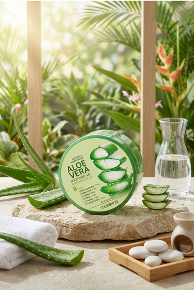 FOODAHOLIC Pure Organic Soothing Korean Aloe Vera Soothing Gel Cream