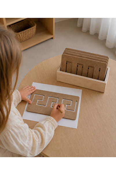 Montessori Gemisi قوالب الخطوط المونتيسورية |   قوالب خشبية ومواد خطية |   مو...