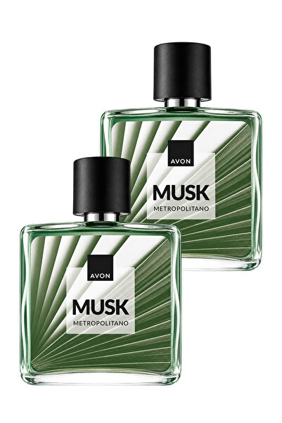 AVON Musk Metropolitano Erkek Parfüm Edt 75 Ml. İkili Set