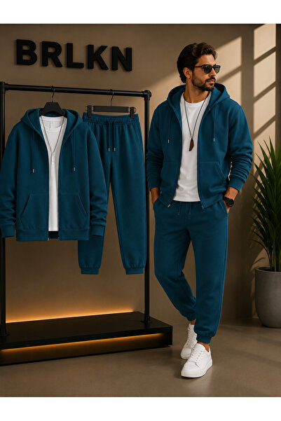BRLKN Men's Hooded Jacket Tracksuit Set