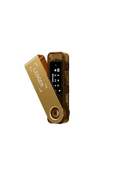 Ledger Nano S Plus Altın Kripto Donanım Cüzdanı - Soğuk Cüzdan